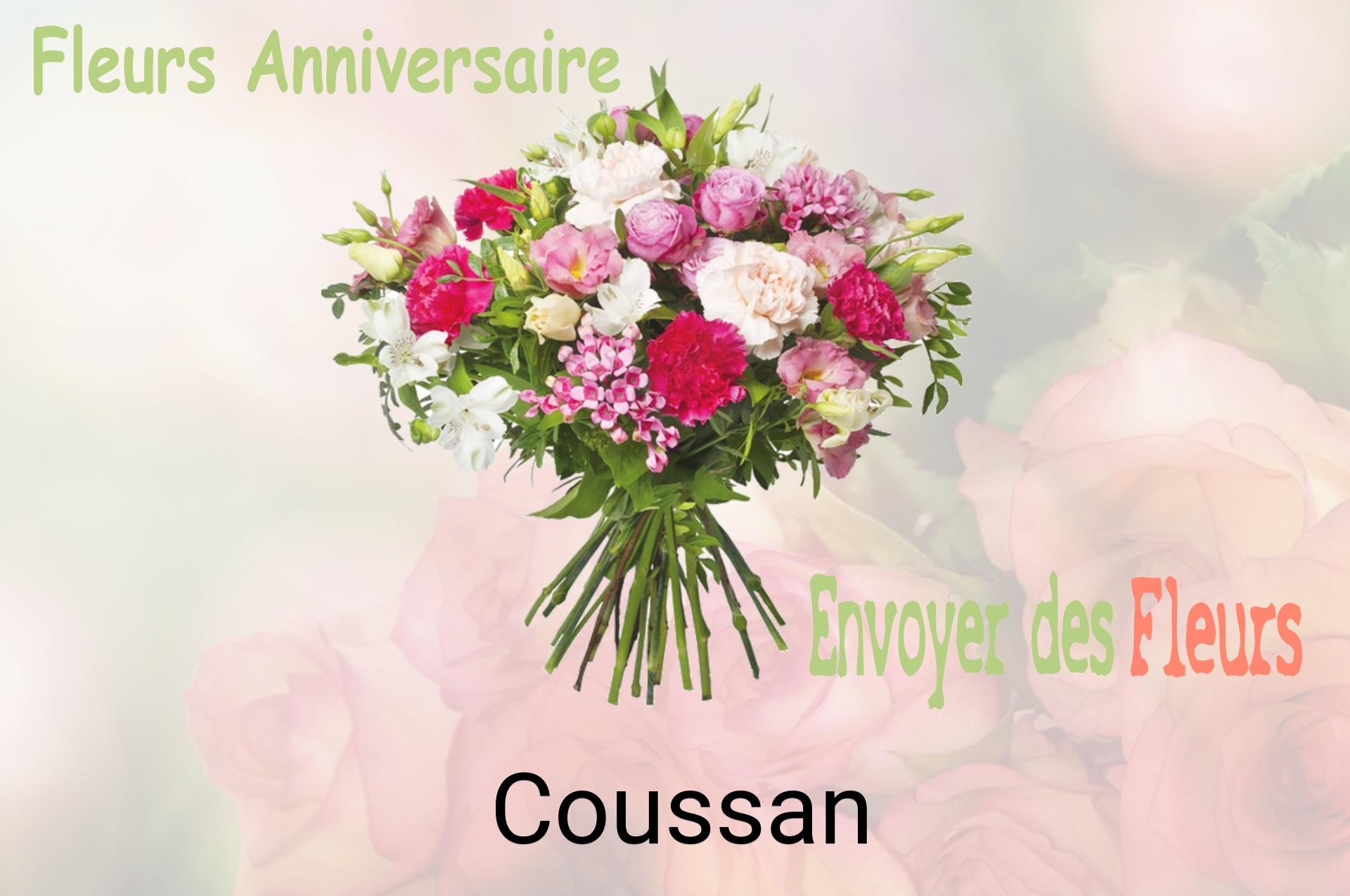 Bouquet de fleurs d’anniversaire livré à Coussan